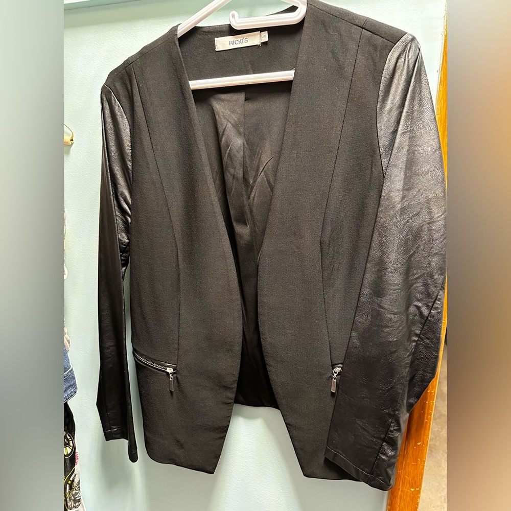 Ricki’s faux leather blazer